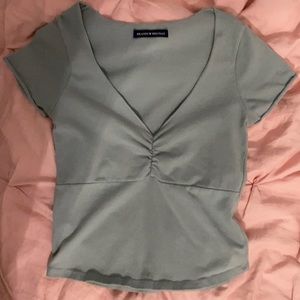sage green brandy gina top